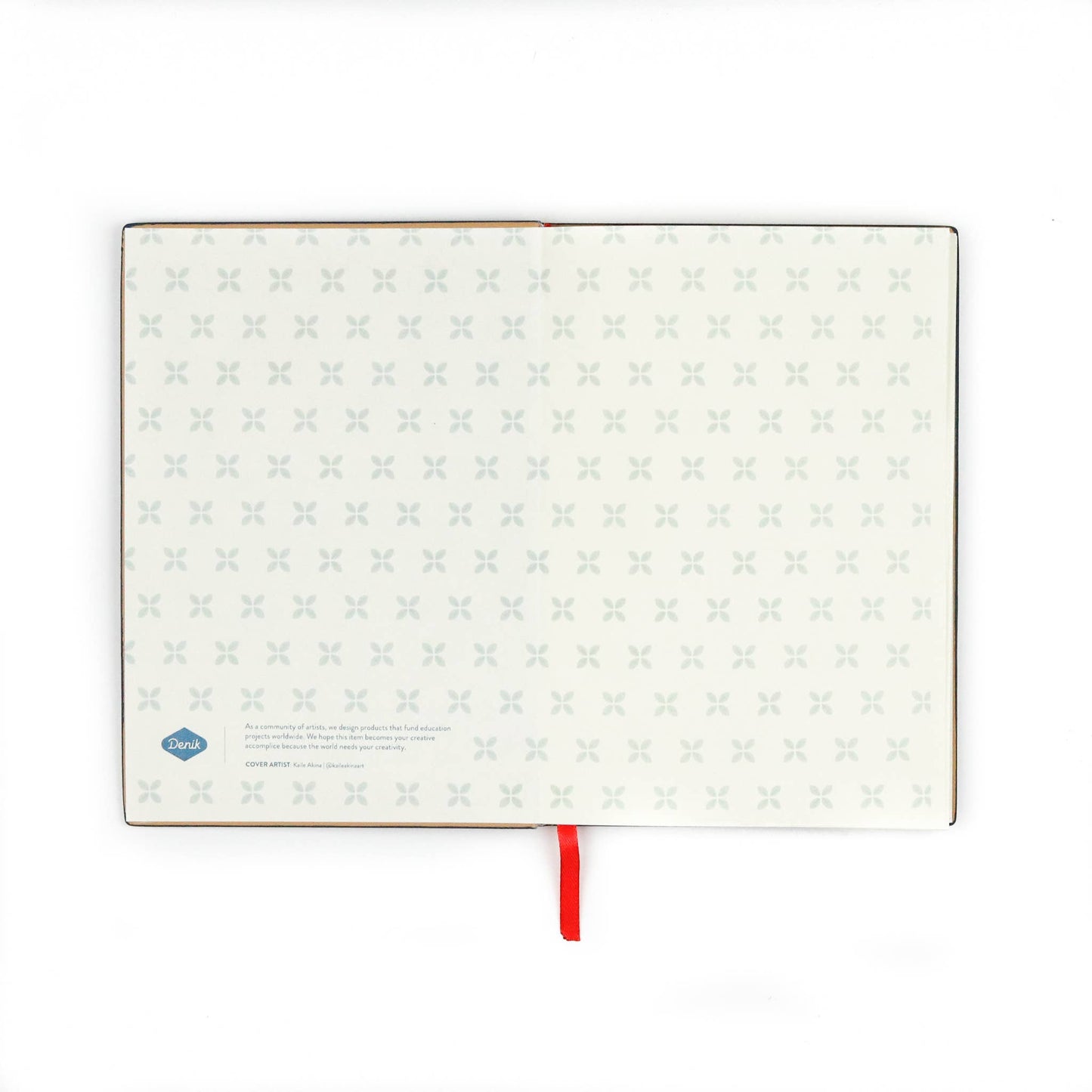 Denik - Evelynn Embroidered Layflat Journal Notebook