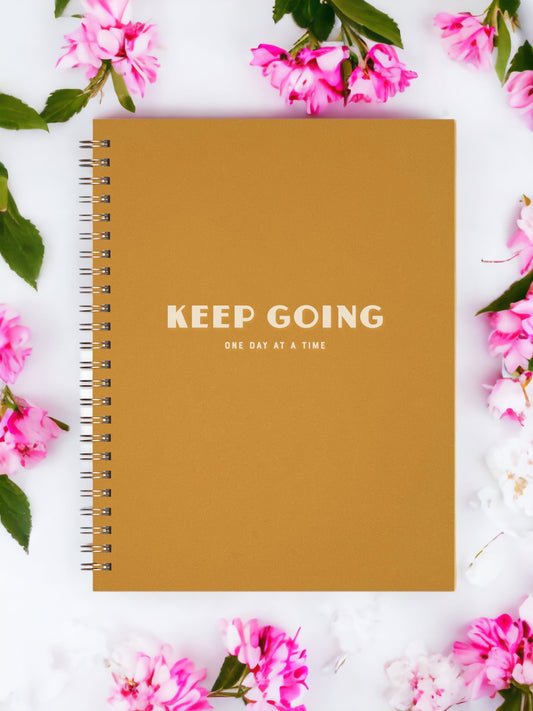 Keep Going Journal - Lined Notebook Stationary Set