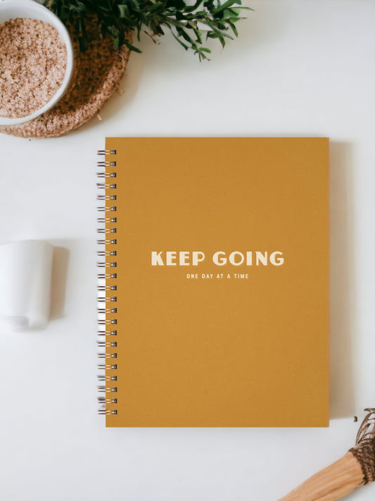 Keep Going Journal - Lined Notebook Stationary Set