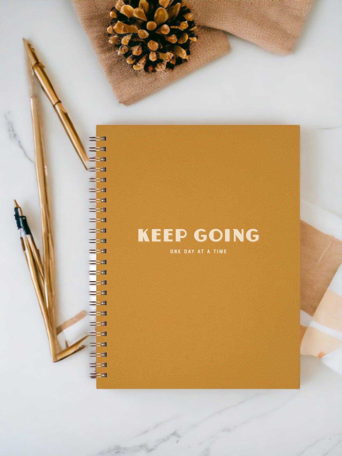 Keep Going Journal - Lined Notebook Stationary Set