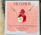 Gold Heart Minimalist Mama Necklace + FREE Gift Box