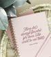 Lined Notebook Stationary Set - Always Flowers Journal